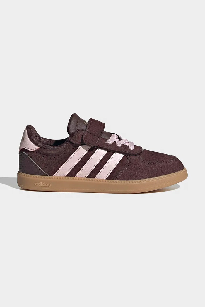 adidas BREAKNET SLEEK dětské sneakers boty burgundské LA6365