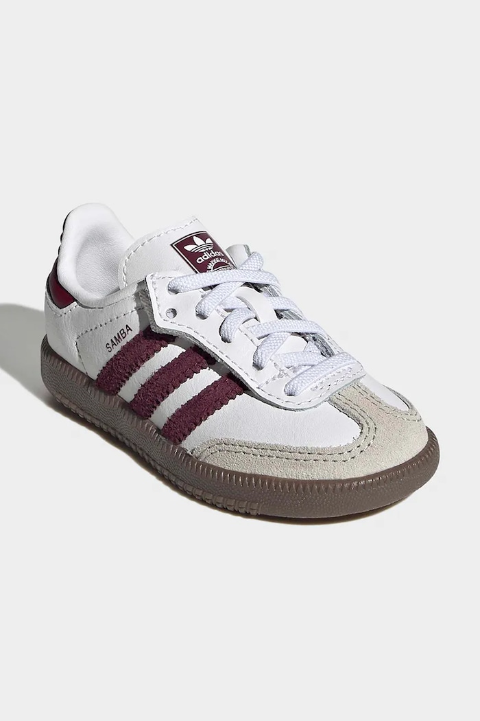 adidas Originals SAMBA OG sneakersy dziecięce skórzane KZ8680 biały AW26