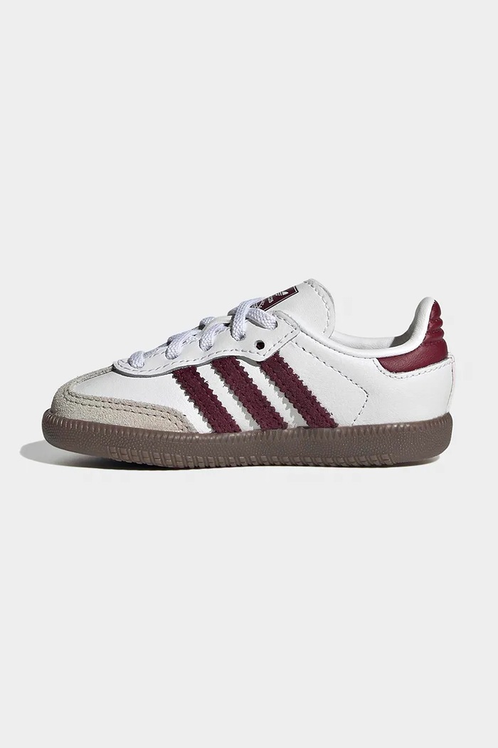 adidas Originals SAMBA OG sneakersy dziecięce skórzane biały KZ8680