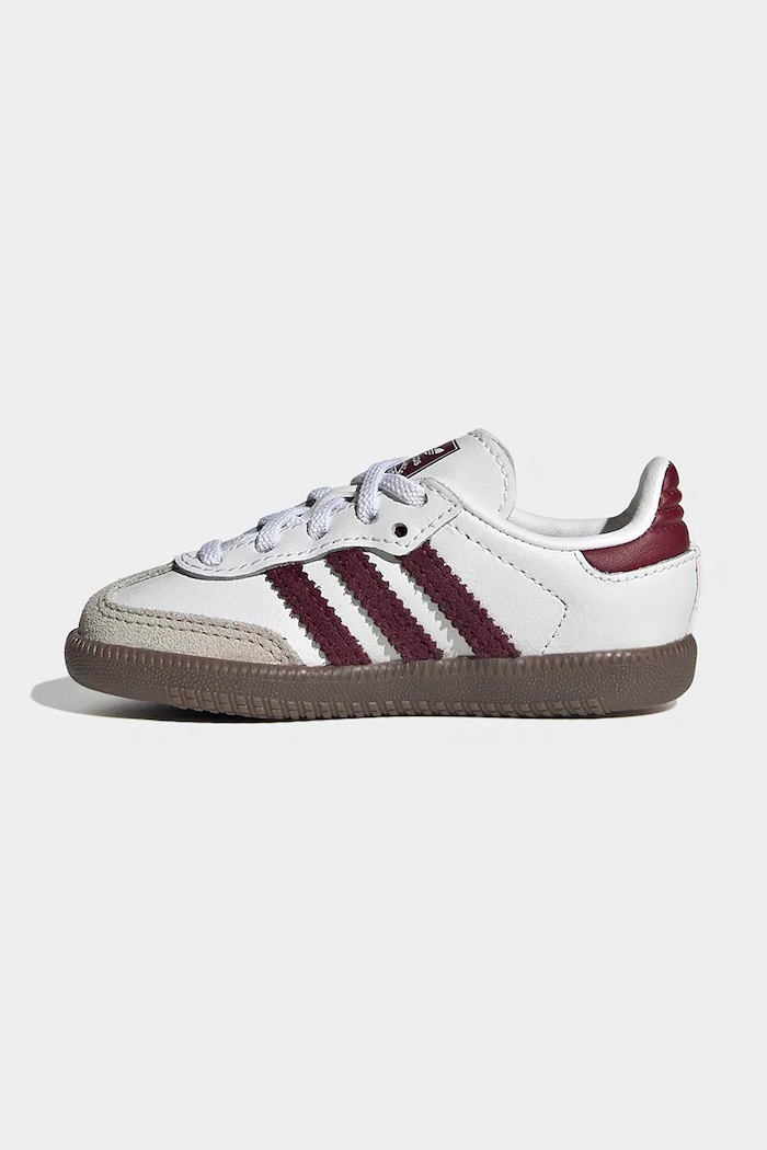 adidas Originals SAMBA OG sneakersy dziecięce skórzane biały KZ8680