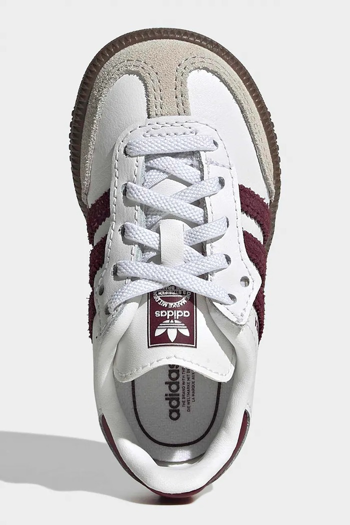 adidas Originals SAMBA OG sneakersy dziecięce skórzane KZ8680 biały