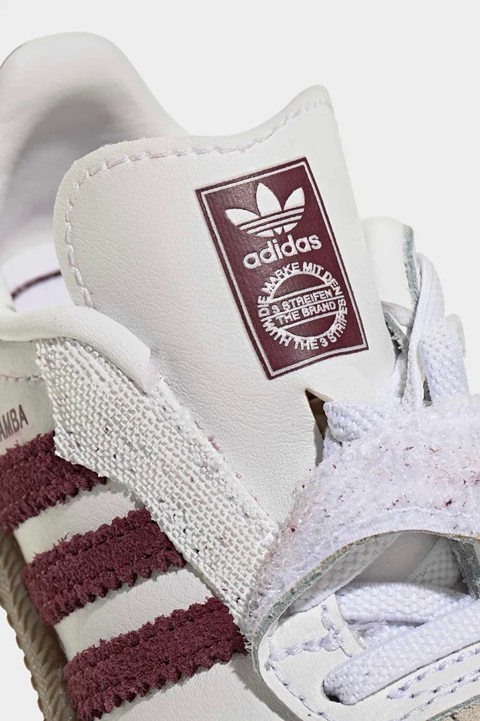adidas Originals SAMBA OG sneakersy dziecięce skórzane KZ8680