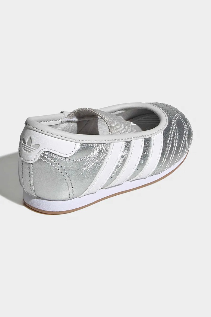 Αγορίστικα adidas Originals TAEKWONDO sneakers παιδικά δερμάτινα KJ8244 ασημί