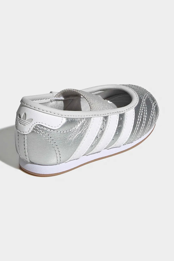 Αγορίστικα adidas Originals TAEKWONDO sneakers παιδικά δερμάτινα KJ8244 ασημί