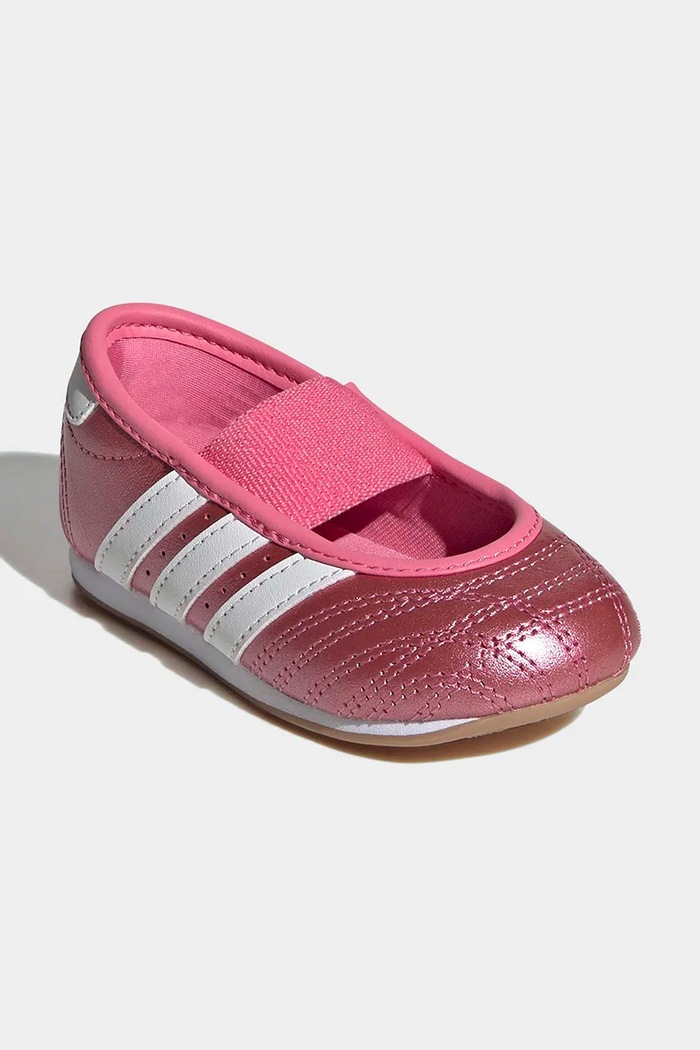 adidas Originals TAEKWONDO sneakers παιδικά δερμάτινα KJ8245 ροζ AW26