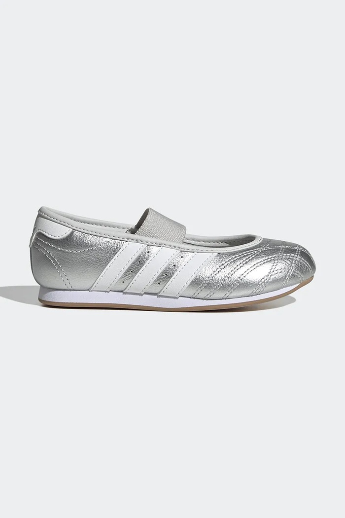 adidas Originals TAEKWONDO sneakers παιδικά δερμάτινα ασημί KJ8248