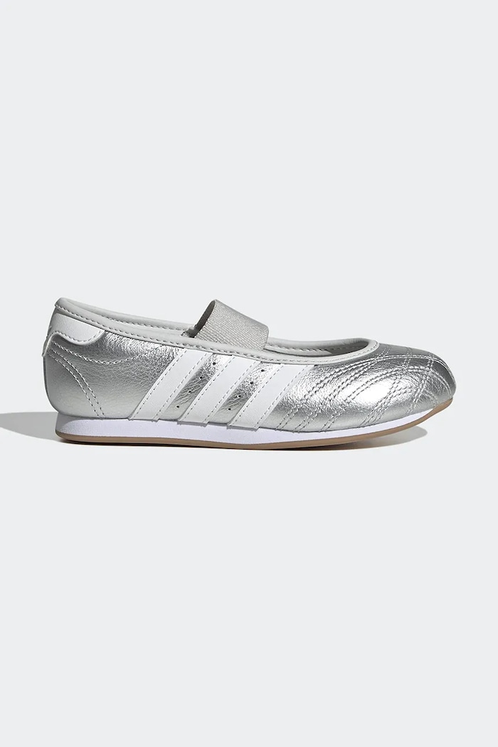 adidas Originals TAEKWONDO sneakers παιδικά δερμάτινα ασημί KJ8248