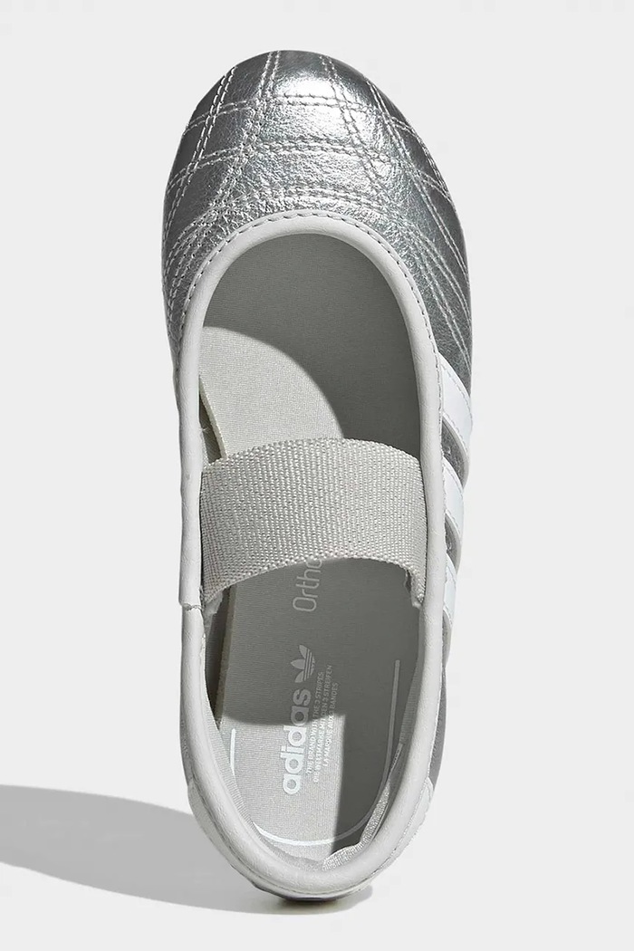 adidas Originals TAEKWONDO sneakers παιδικά δερμάτινα KJ8248 ασημί