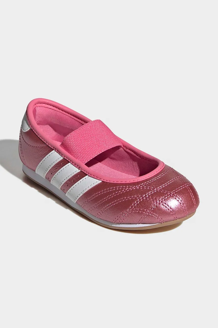 adidas Originals TAEKWONDO sneakers παιδικά δερμάτινα KJ8249 ροζ AW26