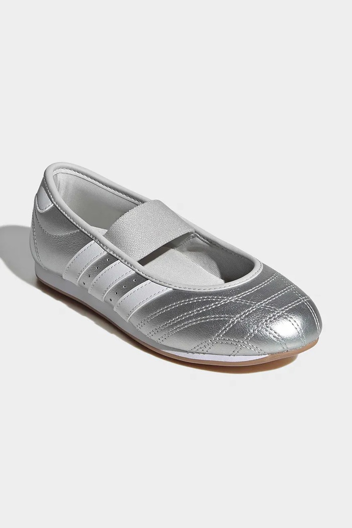 adidas Originals TAEKWONDO tenisice za djecu od kože KJ8241 srebrna AW26
