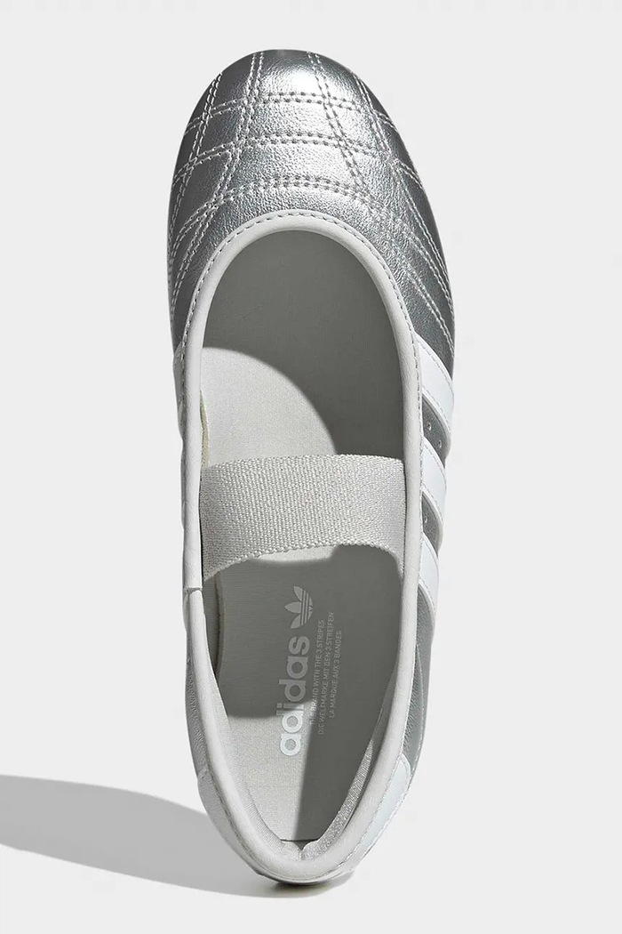 adidas Originals TAEKWONDO tenisice za djecu od kože KJ8241 srebrna