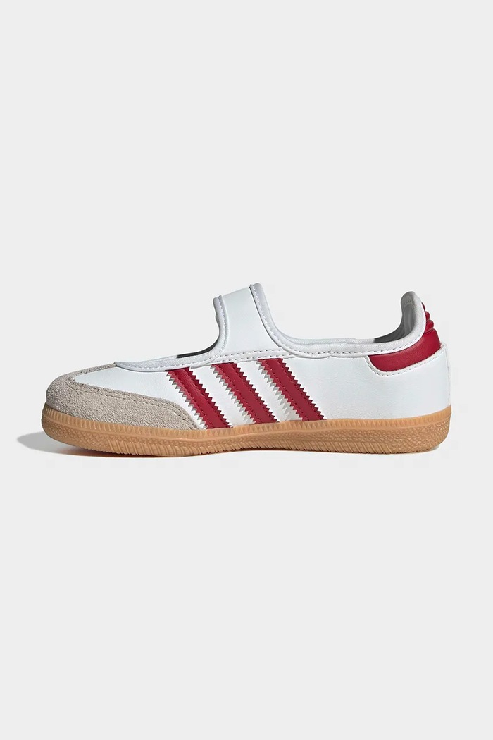 adidas Originals SAMBA JANE μπαλαρίνες Παιδικές δερμάτινες λευκό KJ2660