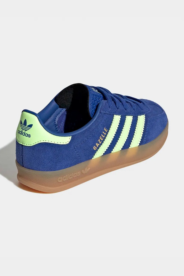 CHLAPEC adidas Originals GAZELLE INDOOR sneakers boty dětské semišové KJ2302 modrá
