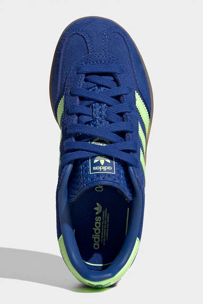 adidas Originals GAZELLE INDOOR sneakers boty dětské semišové KJ2302 modrá