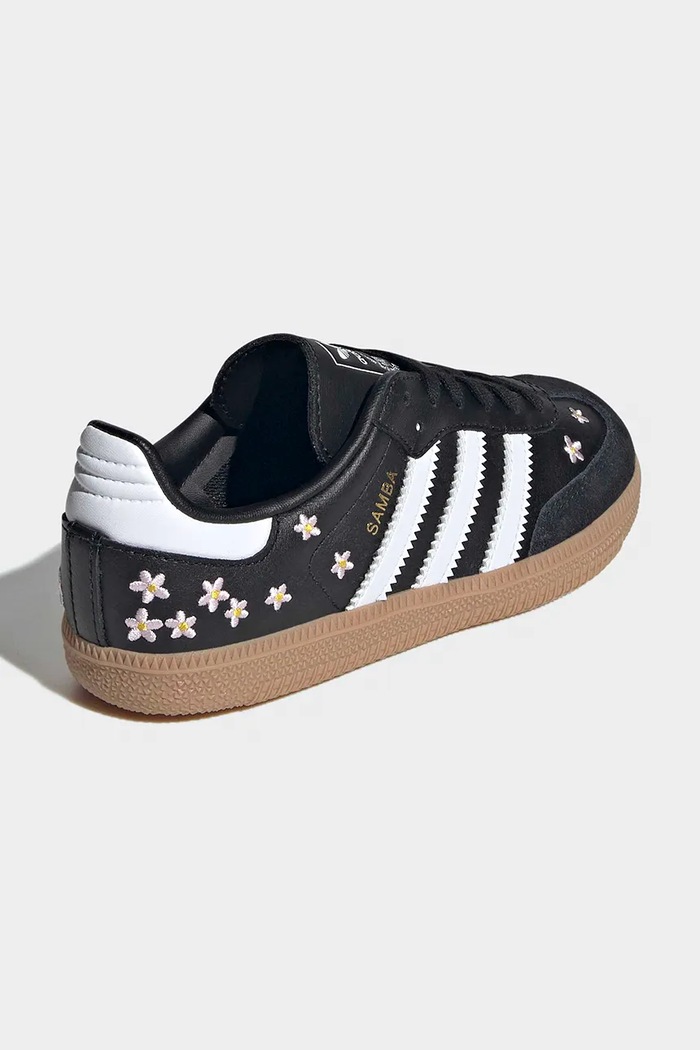 Chlapec adidas Originals SAMBA OG sneakers detské kožené KK3387 čierna