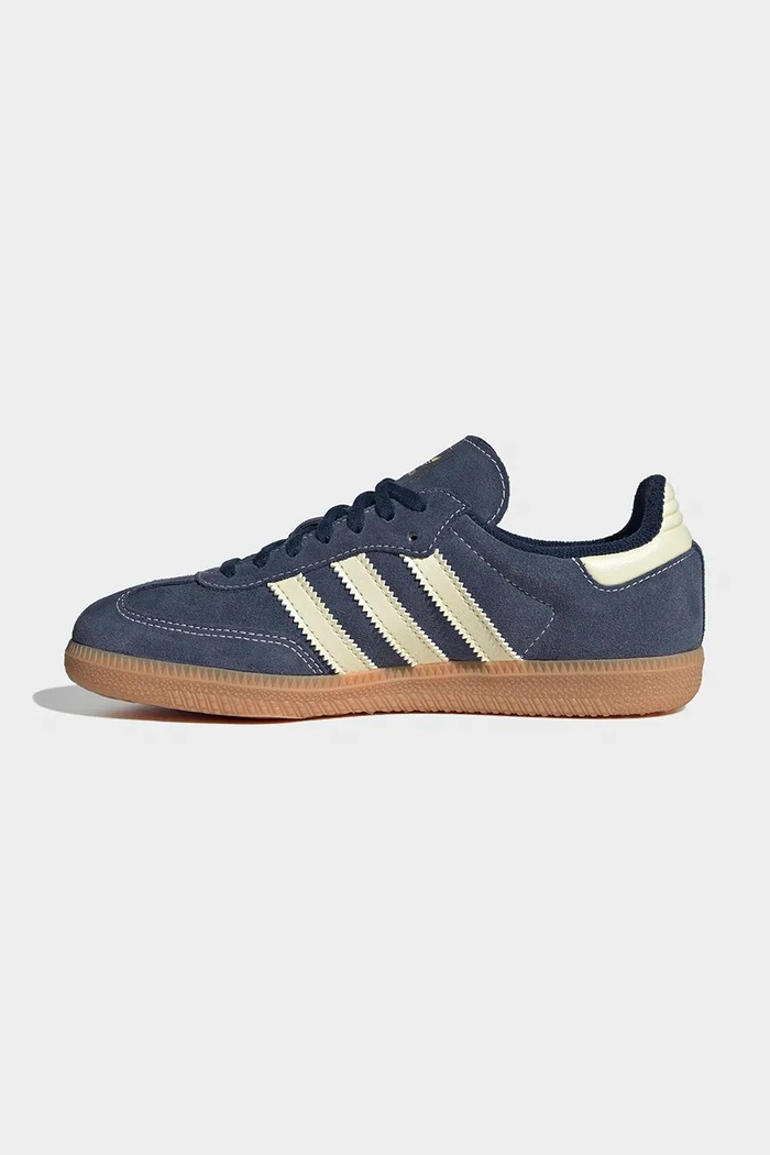 adidas Originals SAMBA OG sneakers detské semišové tmavomodrá KH9784