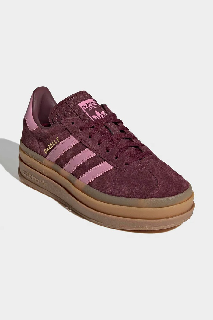 adidas Originals GAZELLE BOLD tenisky detské semišové KK2729 burgundské AW26