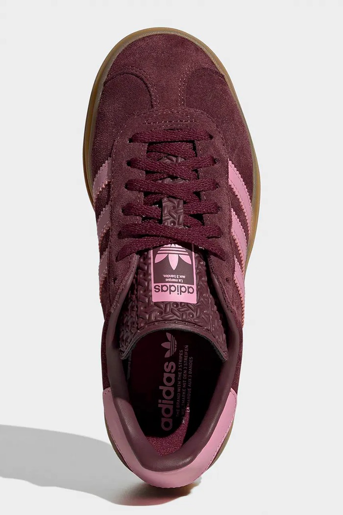 adidas Originals GAZELLE BOLD tenisky detské semišové KK2729 burgundské