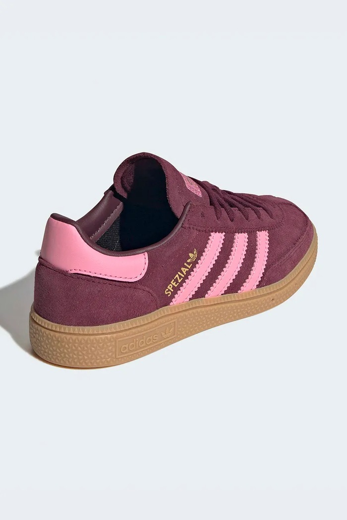 Chlapec adidas Originals HANDBALL SPEZIAL sneakers detské semišové KK5036 burgundské