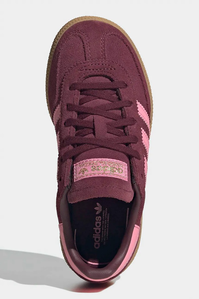 adidas Originals HANDBALL SPEZIAL sneakers detské semišové KK5036 burgundské