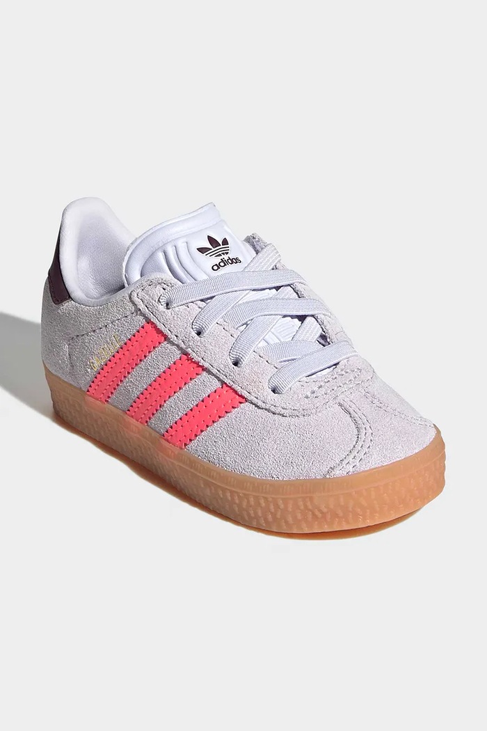 adidas Originals GAZELLE tenisice za djecu od brušene kože KI7138 ljubičasta AW26