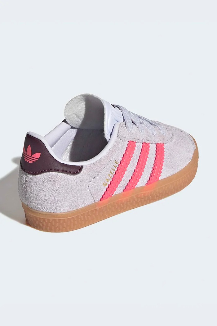 Dječaci adidas Originals GAZELLE tenisice za djecu od brušene kože KI7138 ljubičasta