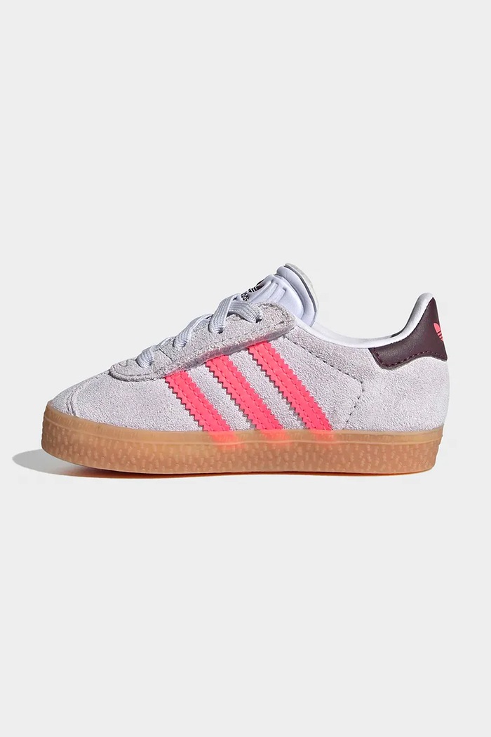 adidas Originals GAZELLE tenisice za djecu od brušene kože ljubičasta KI7138