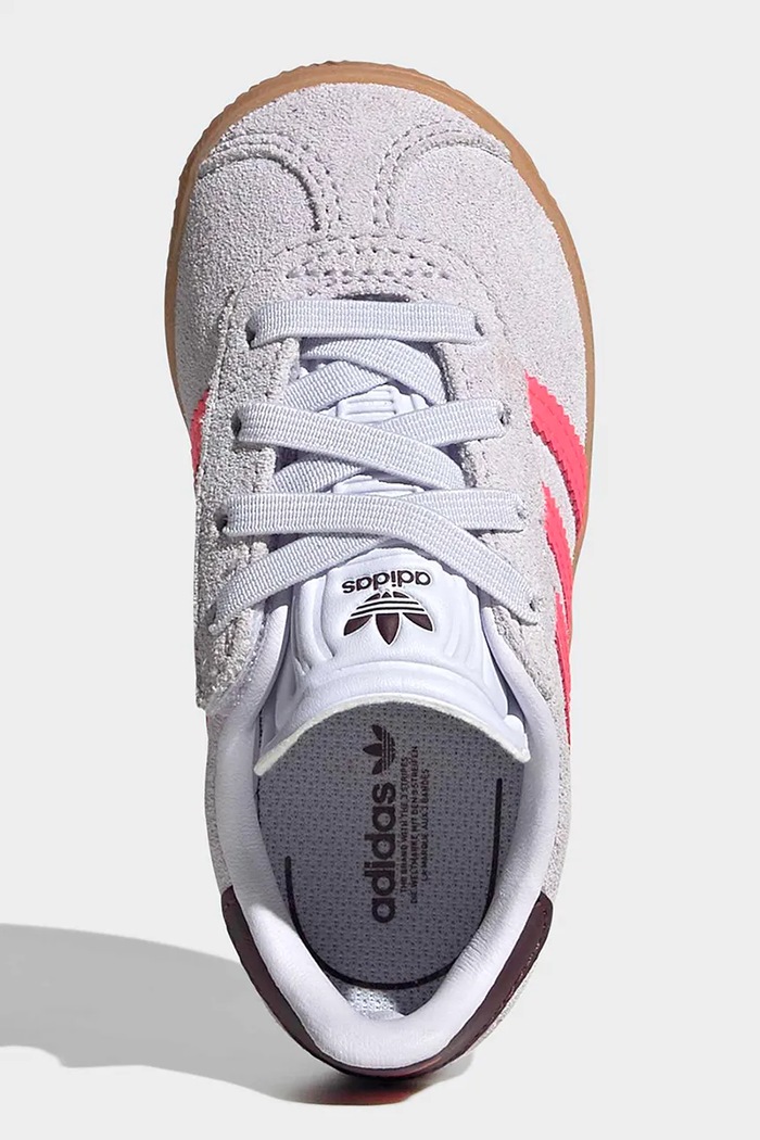 adidas Originals GAZELLE tenisice za djecu od brušene kože KI7138 ljubičasta