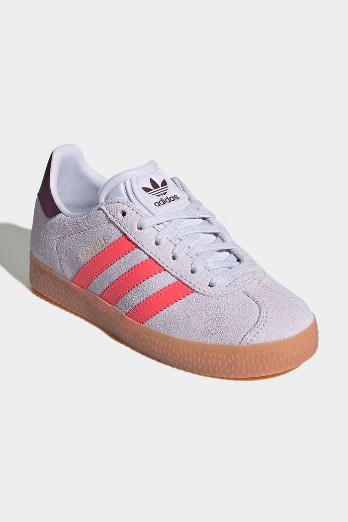 adidas Originals GAZELLE tenisice za djecu od brušene kože KI7133 ljubičasta AW26