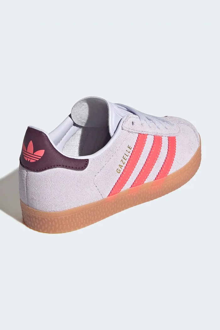 Dječaci adidas Originals GAZELLE tenisice za djecu od brušene kože KI7133 ljubičasta