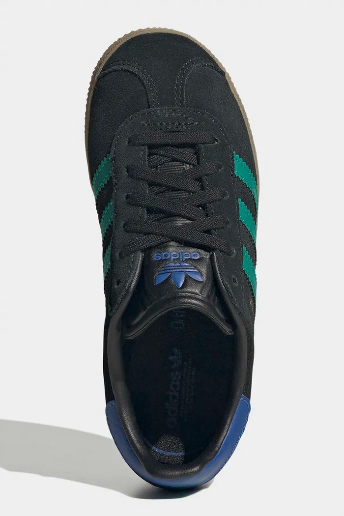 adidas Originals GAZELLE tenisice za djecu od brušene kože KI7134 crna