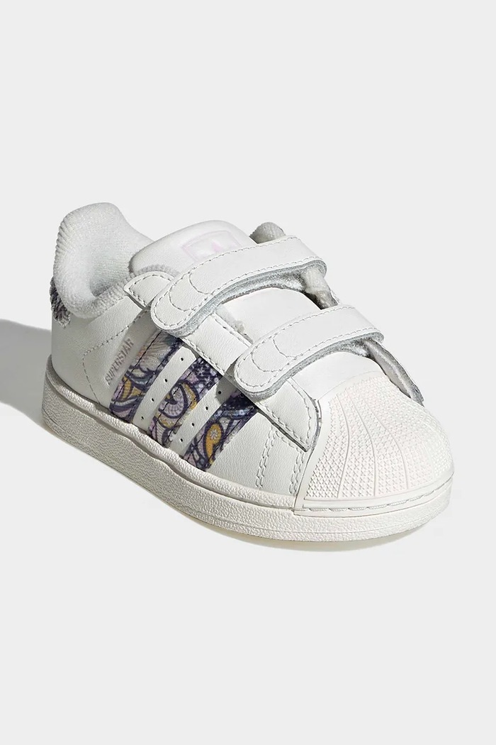 adidas Originals LIBERTY LONDON SUPERSTAR II tenisice za djecu od kože KJ7483 bijela AW26