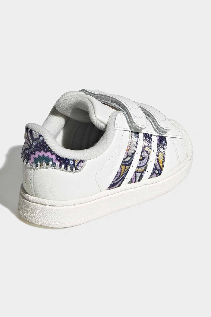 Dječaci adidas Originals LIBERTY LONDON SUPERSTAR II tenisice za djecu od kože KJ7483 bijela