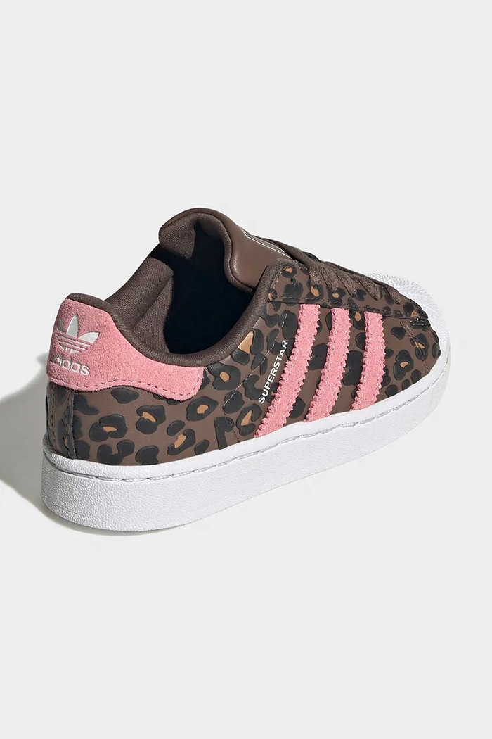 Chlapec adidas Originals SUPERSTAR II sneakers detské KK2115 hnedá