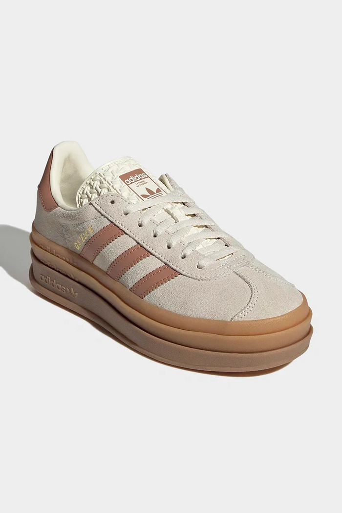 adidas Originals GAZELLE BOLD sneakers detské KI4707 béžová AW26