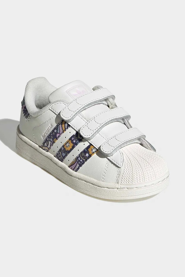 adidas Originals LIBERTY LONDON SUPERSTAR II tenisice za djecu od kože KJ7484 bijela AW26