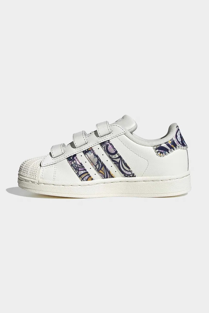 adidas Originals LIBERTY LONDON SUPERSTAR II tenisice za djecu od kože bijela KJ7484