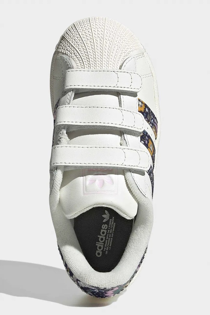 adidas Originals LIBERTY LONDON SUPERSTAR II tenisice za djecu od kože KJ7484 bijela