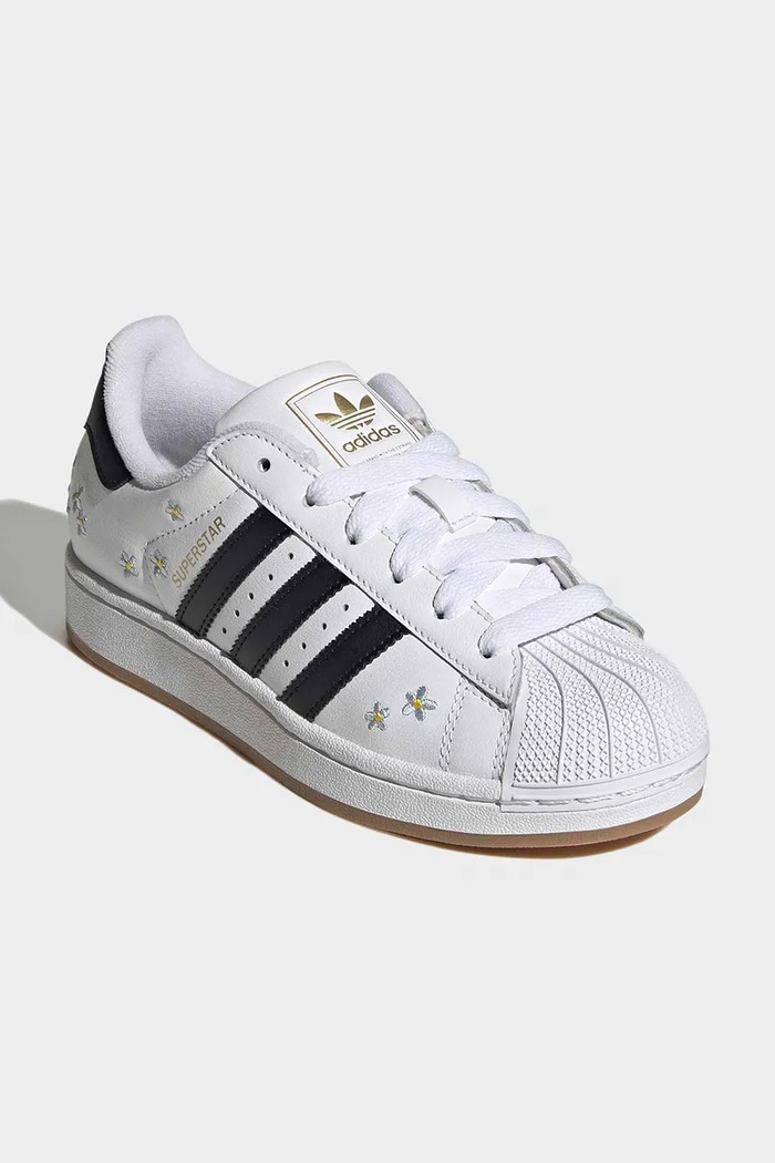 adidas Originals SUPERSTAR II sneakers detské kožené KK3377 biela AW26