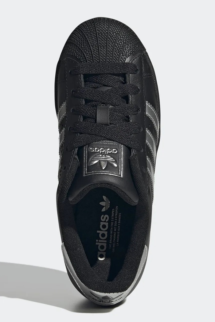 adidas Originals SUPERSTAR sneakers detské kožené KH8365 čierna