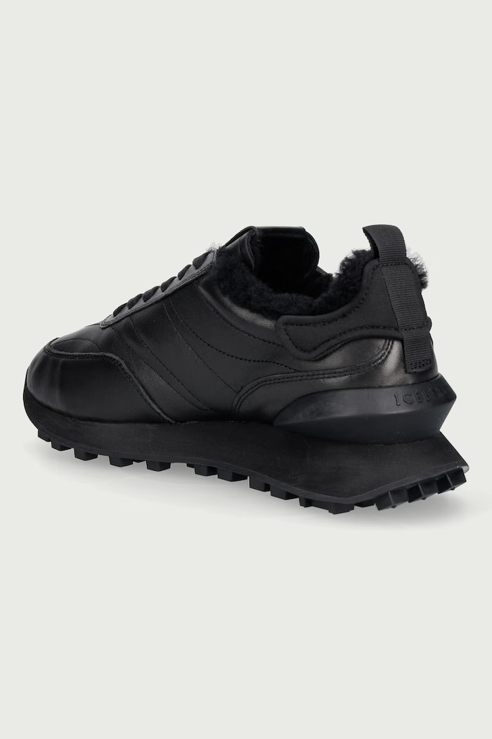 Obuwie Iceberg Hyper sneakersy męskie skórzane IU18100D czarny