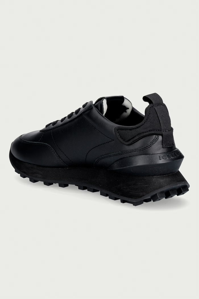 Obuwie Iceberg Hyper sneakersy męskie skórzane IU188302 czarny