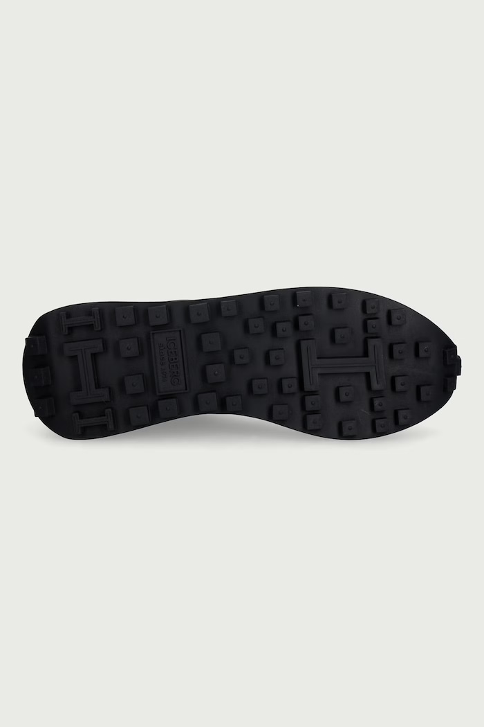 Hyper sneakersy męskie skórzane Iceberg czarny IU188302