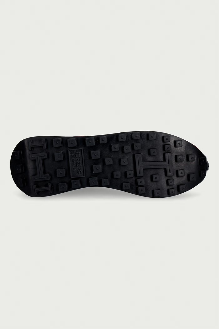 Hyper sneakersy męskie skórzane Iceberg brązowy IU188303