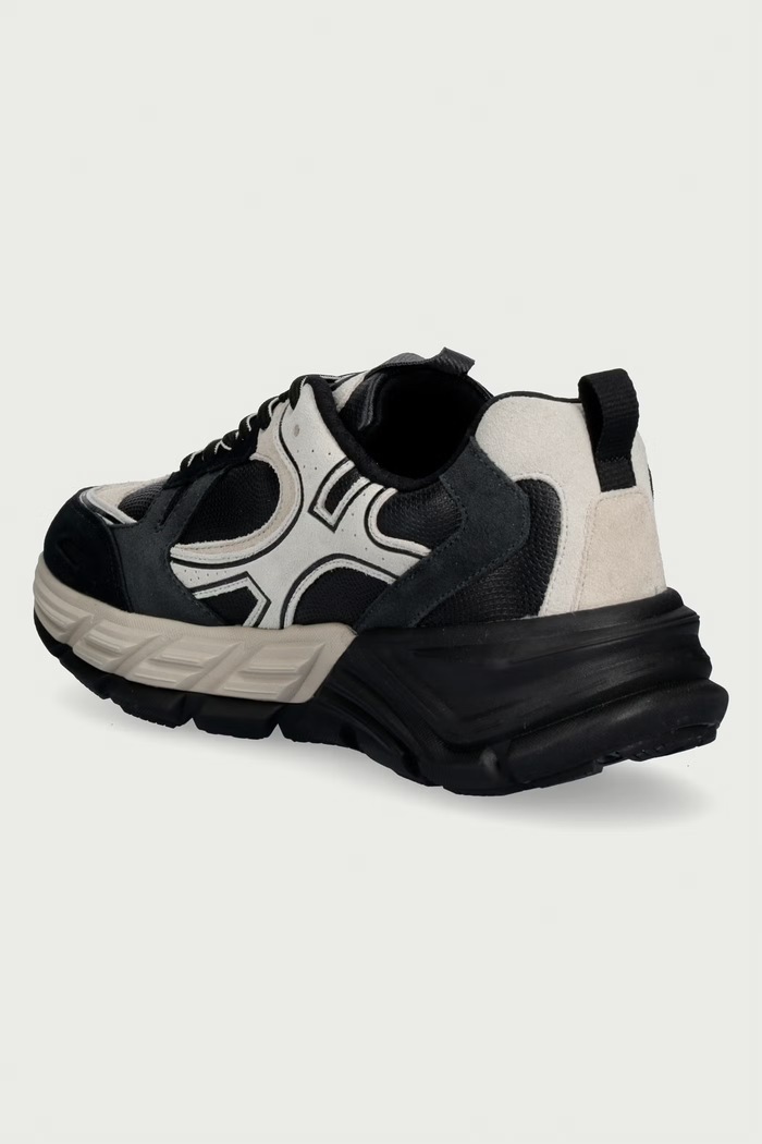 Obuwie Iceberg ICB ONE sneakersy męskie skórzane IU170613 czarny