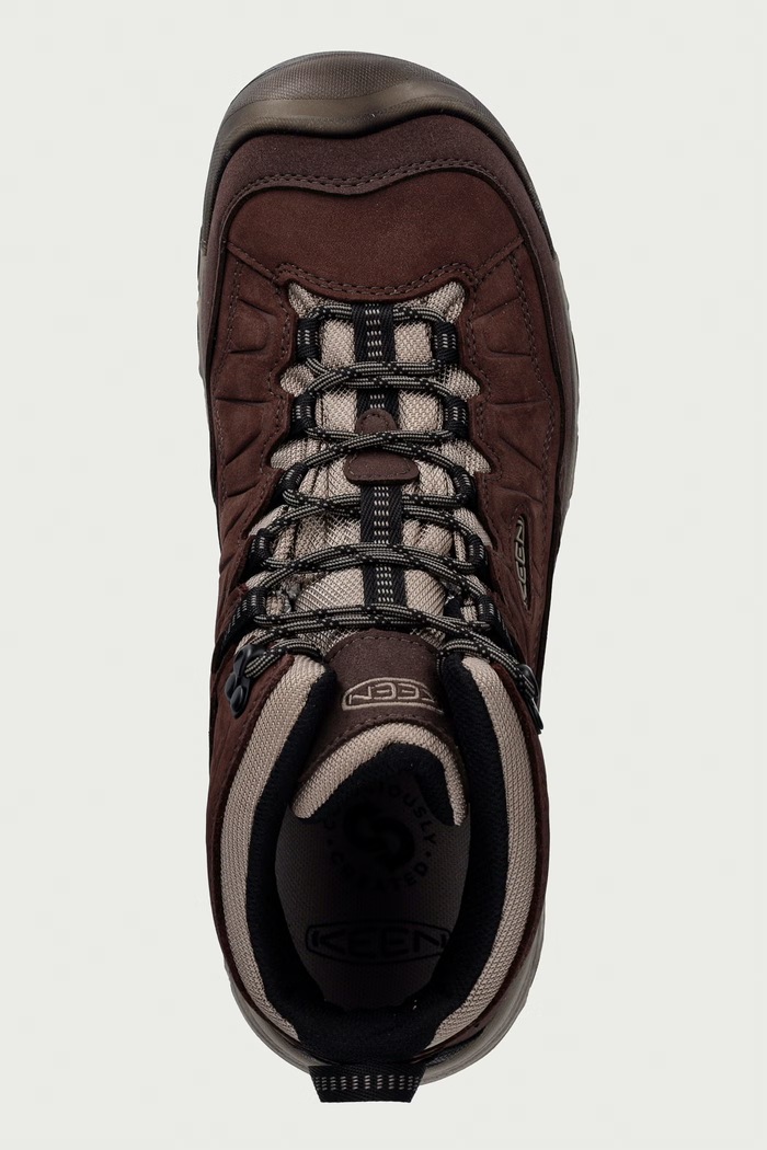 Keen buty trekkingowe męskie TARGHEE IV MID WP brązowy 1031773
