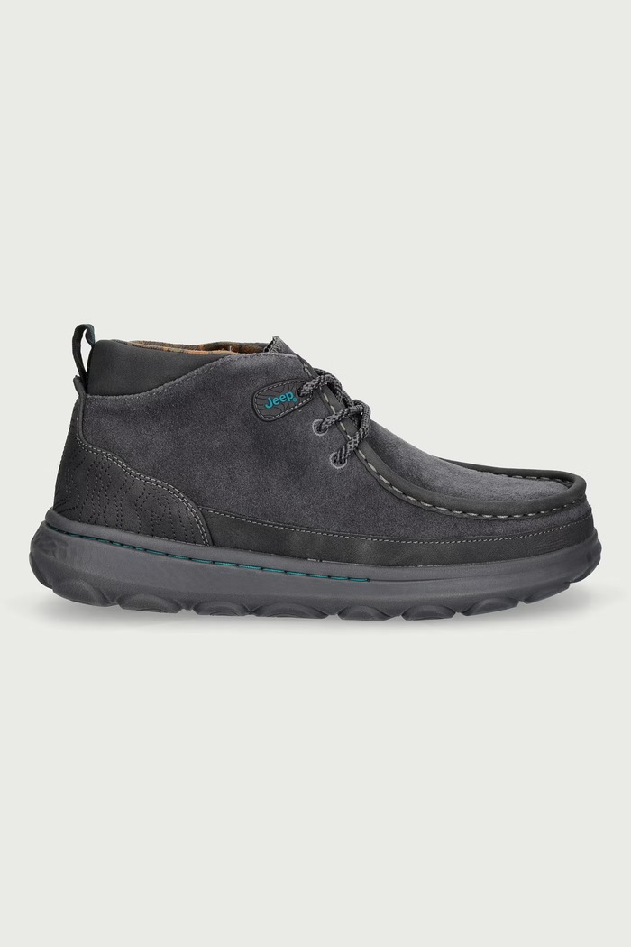 Jeep KAUAI WALLA MID sneakers ανδρικά δερμάτινα JM62021A γκρί AW26