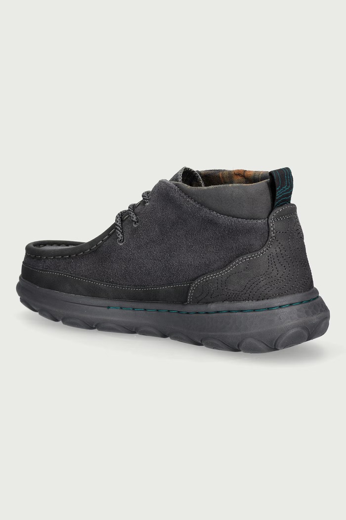 Παπούτσια Jeep KAUAI WALLA MID sneakers ανδρικά δερμάτινα JM62021A γκρί
