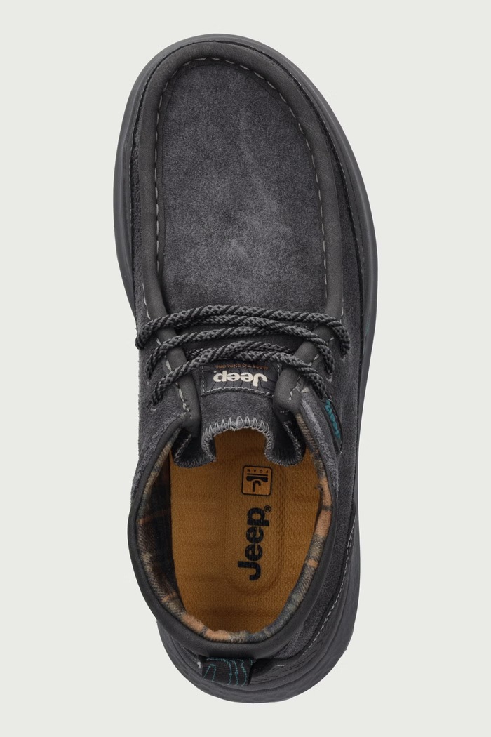 KAUAI WALLA MID sneakers ανδρικά δερμάτινα Jeep JM62021A γκρί