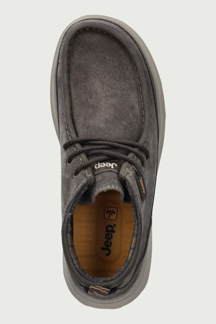 KAUAI WALLA MID sneakers ανδρικά δερμάτινα Jeep JM62021A πράσινο